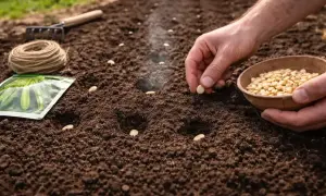 Siew nasion ogórków gruntowych. Zastanawiasz się, jak długo rosną ogórki gruntowe? Wkrótce się dowiesz!